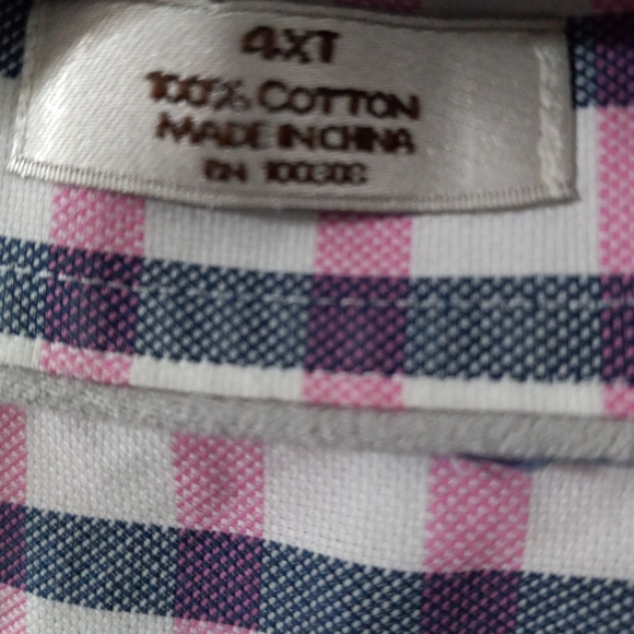 Peter Millar 4XT Mens Cotton Long Sleeved Pocketed Button Down Checked Shirt - Picture 9 of 11